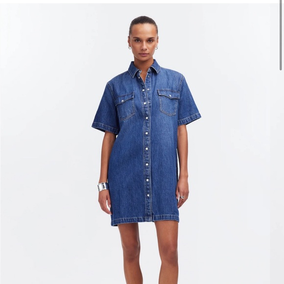 Madewell Dresses & Skirts - Madewell Oversized Mini Shirtdress